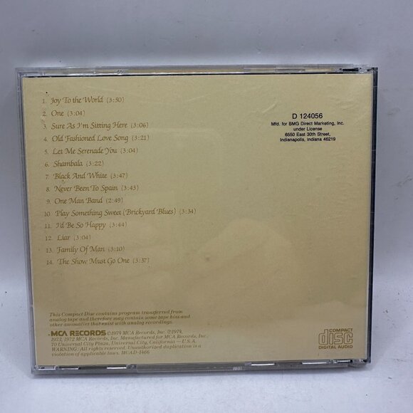 Three Dog Night Their Greatest Hits CD MCA Records Joy To The World Album - Picture 2 of 3